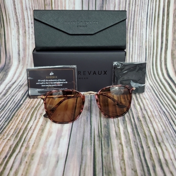 PRIVE Revaux London Pink Tort Polarized Sunglasses main image 13